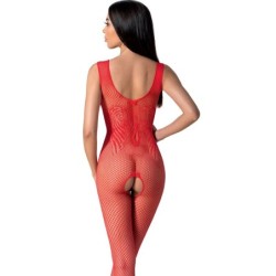 PASSION - BS098 BODYSTOCKING ROJO TALLA ÚNICA