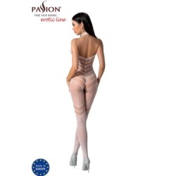 PASSION - BS100 BODYSTOCKING BLANCO TALLA ÚNICA