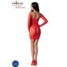 PASSION - BS101 BODYSTOCKING ROJO TALLA ÚNICA