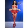 CHILIROSE - CR 4716 CONJUNTO 3 PIEZAS ROJO L