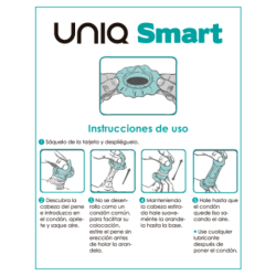 UNIQ - SMART PRESERVATIVOS PRE-ERECCIÓN SIN LATEX 3 UNIDADES