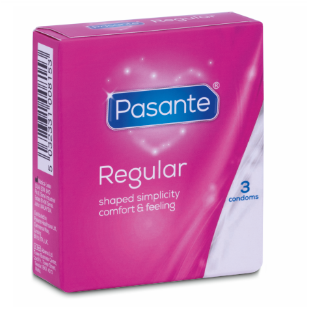 PASANTE - CONDOM GAMA REGULAR 3 UNIDADES