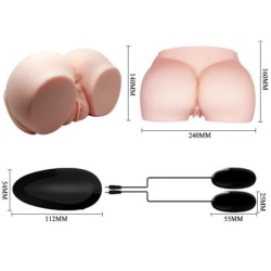 CRAZY BULL - VAGINA Y ANO REALÍSTICOS CON VIBRACIÓN