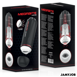 JAMYJOB - MEGABITE MASTURBADOR BOCA AUTOMTICO 5 MODOS ONDAS ESTIMULADORAS Y VIBRACIÓN