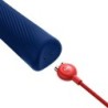 FUN FACTORY - VIM WAND RUMBLE VIBRADOR RECARGABLE SILICONA AZUL MEDIANOCHE