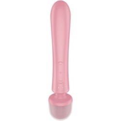 SATISFYER - TRIPLE LOVER MASAJEADOR VIBRADOR RABBIT ROSA
