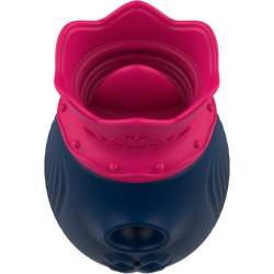 INTENSE - ESTIMULADOR CLITORIS 10 MODOS DE SUCCIÓN Y LICKING - AZUL