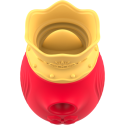 INTENSE - ESTIMULADOR CLITORIS 10 MODOS DE SUCCIÓN Y LICKING - ROJO