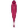 SATISFYER - TWIRLING PRO+ ESTIMULADOR Y VIBRADOR APP ROJO