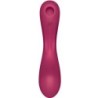 SATISFYER - CURVE TRINITY 1 AIR PULSE VIBRATION ROJO
