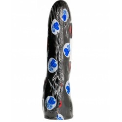 ALL BLACK - DILDO NEGRO REALÍSTICO 20 CM