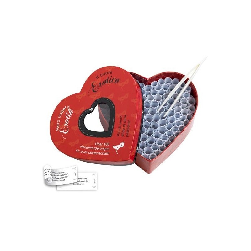 TEASE & PLEASE - HERZ VOLLER EROTIK & IL CUORE ERÓTICO ROJO