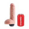 KING COCK - PENE REALÍSTICO EYACULADOR NATURAL 20.32 CM