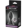 PRETTY LOVE - PLUG ANAL VIBRADOR NEGRO