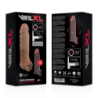VIRILXL - EXTENSIÓN DE PENE LIQUID SILICONE V9 MARRÓN