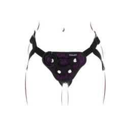 GET REAL - STRAP-ON LACE HARNÉS MORADO
