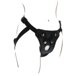GET REAL - STRAP-ON PLEASURE HARNÉS NEGRO