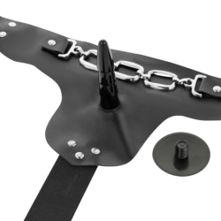 HARNESS ATTRACTION - ARNÉS  GEORGE REALÍSTICO VIBRADOR 19 CM -O- 4 CM