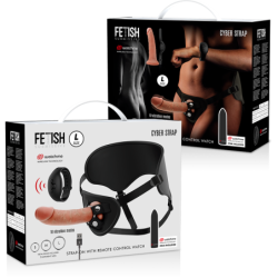 FETISH SUBMISSIVE CYBER STRAP - ARNÉS CON DILDO Y BALA CONTROL REMOTO TECNOLOGÍA WATCHME L