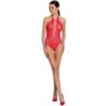 PASSION - WOMAN BS088 BODYSTOCKING ROJO TALLA ÚNICA