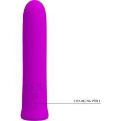 PRETTY LOVE - CURTIS MINI VIBRADOR SUPER POWER 12 VIBRACIONES SILICONA VIOLETA