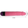 BAILE - COLORFUL SEX VIBRADOR REALÍSTICO ROSA 23 CM