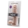 GET REAL - DILDO 25,5 CM CON TESTÍCULOS VIBRADOR NATURAL