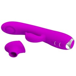 PRETTY LOVE - REGINA VIBRADOR-ONDAS ESTIMULADORAS RECARGABLE MORADO