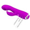 PRETTY LOVE - RACHEL VIBRADOR RECARGABLE CON ONDAS ESTIMULADORAS MORADO
