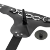 HARNESS ATTRACTION - ARNÉS  GEORGE REALÍSTICO VIBRADOR 19 CM -O- 4 CM