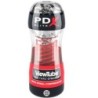 PDX ELITE - MASTURBADOR STROKER VIEWTUBE 2 COMPRESION ESPIRAL TRANSPARENTE