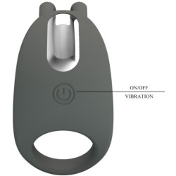 PRETTY LOVE - STRATUS ANILLO VIBRADOR RABBIT GRIS