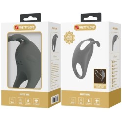 PRETTY LOVE - STRATUS ANILLO VIBRADOR RABBIT GRIS