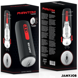 JAMYJOB - PHANTOM MASTURBADOR VAGINA AUTOMTICO 5 MODOS ONDAS ESTIMULADORAS Y EMPUJE
