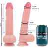 ROCKARMY - KINGCOBRA DILDO REALÍSTICO LIQUID SILICONE 24 CM -O- 4.77 CM