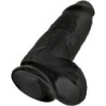 KING COCK - PENE REALÍSTICO CHUBBY 23 CM NEGRO