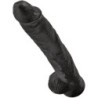 KING COCK - PENE REALÍSTICO CON TESTÍCULOS 30.5 CM NEGRO