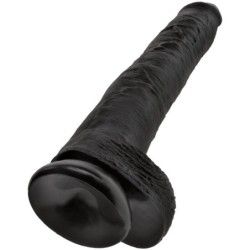KING COCK - PENE REALÍSTICO CON TESTÍCULOS 30.5 CM NEGRO