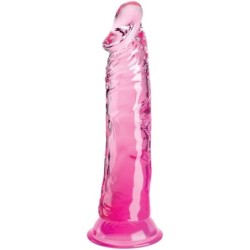 KING COCK - CLEAR PENE REALÍSTICO 19.7 CM ROSA