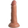 KING COCK - ÉLITE DILDO REALÍSTICO SILICONA 15.2 CM CARAMELO