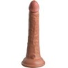 KING COCK - ÉLITE DILDO REALÍSTICO SILICONA 17.8 CM CARAMELO