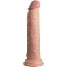 KING COCK - ÉLITE DILDO REALÍSTICO VIBRADOR & SILICONA CONTROL REMOTO 23 CM
