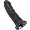KING COCK - 8 PENE NEGRO 20.3 CM