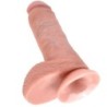 KING COCK - 8 PENE REALÍSTICO NATURAL 20.3 CM