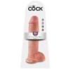 KING COCK - 11 PENE REALÍSTICO NATURAL 28 CM
