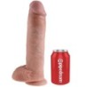 KING COCK - 11 PENE REALÍSTICO NATURAL 28 CM