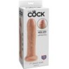KING COCK - DILDO REALÍSTICO UNCUT NATURAL 21 CM