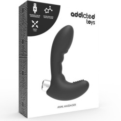 ADDICTED TOYS - VIBRADOR PROSTÁTICO RECARGABLE MODEL 4 - NEGRO