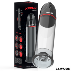 JAMYJOB - XPAND BOMBA AUTOMÁTICA 3 NIVELES DE ONDAS ESTIMULADORAS GRIS