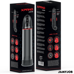 JAMYJOB - XPAND BOMBA AUTOMÁTICA 3 NIVELES DE ONDAS ESTIMULADORAS GRIS